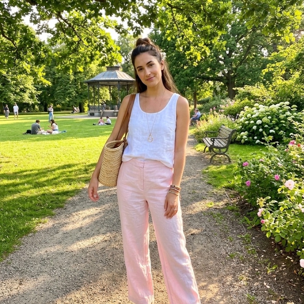 Parker Light Pink Women's Trousers